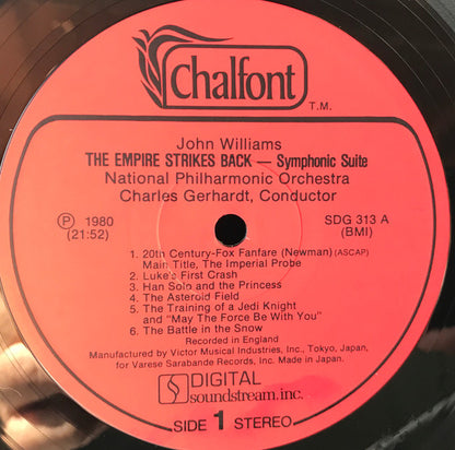 Charles Gerhardt · National Philharmonic Orchestra : The Empire Strikes Back (Symphonic Suite From The Original Motion Picture Score) (LP,Album)