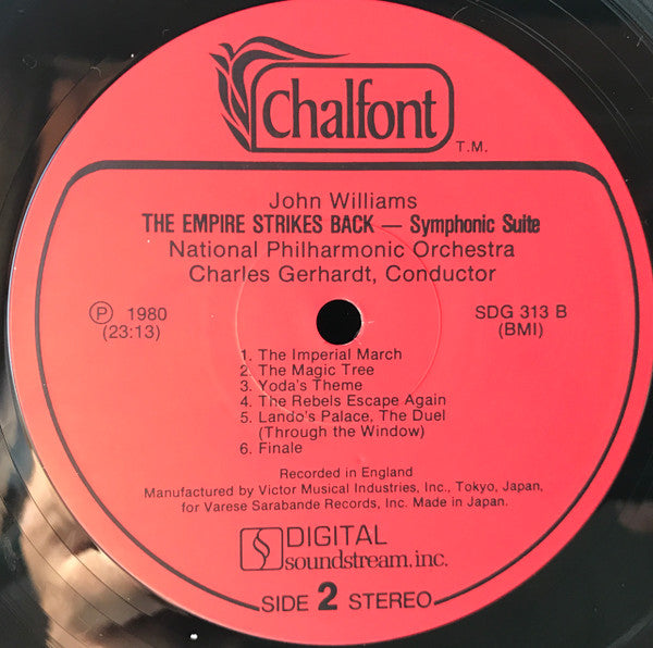 Charles Gerhardt · National Philharmonic Orchestra : The Empire Strikes Back (Symphonic Suite From The Original Motion Picture Score) (LP,Album)
