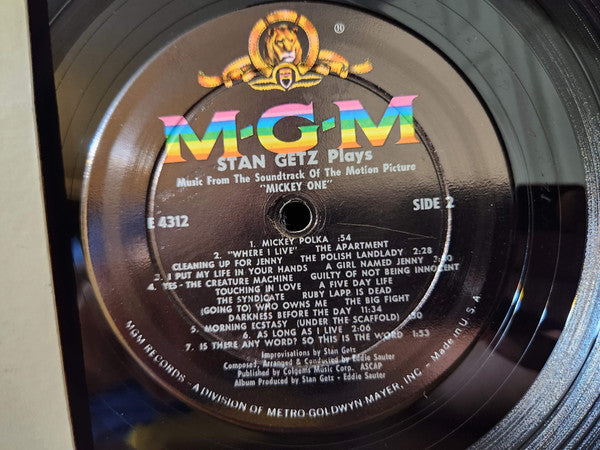 Stan Getz : Mickey One (LP,Album,Mono)