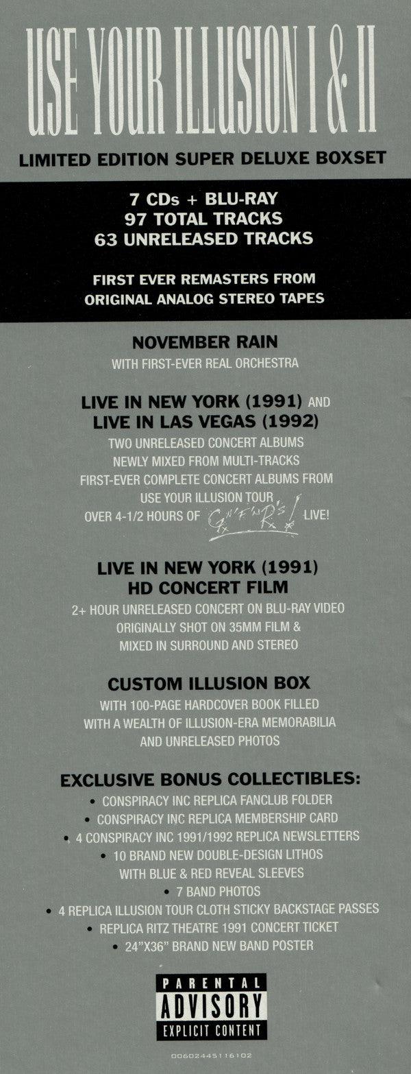 Guns N' Roses : Use Your Illusion (Deluxe Edition,Reissue,Remastered)
