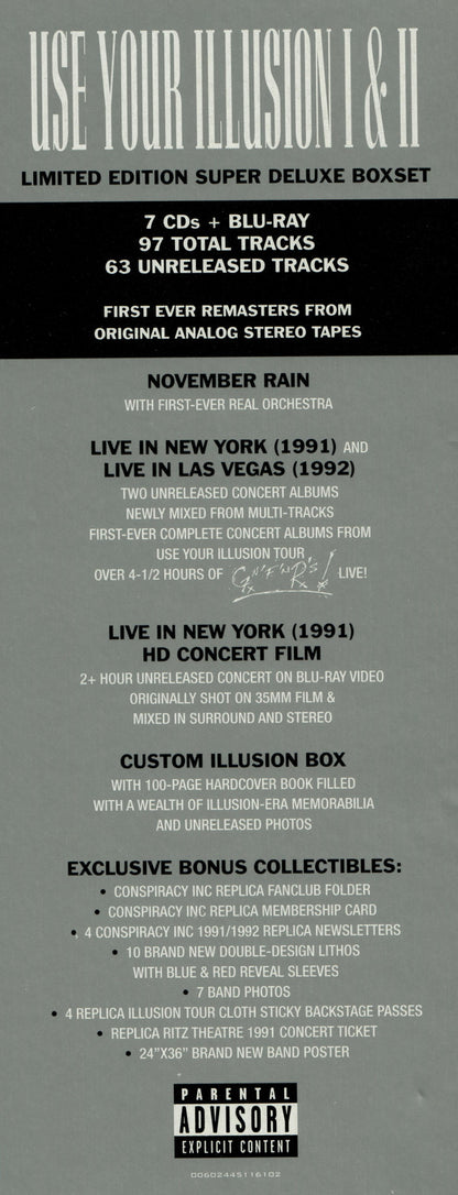 Guns N' Roses : Use Your Illusion (Deluxe Edition,Reissue,Remastered)