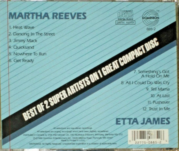 Martha Reeves / Etta James : Martha Reeves, Etta James (Compilation)