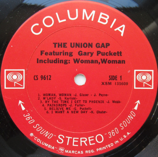 Gary Puckett & The Union Gap : Woman, Woman (LP,Album,Stereo)