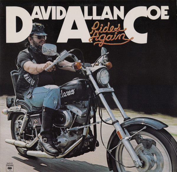 David Allan Coe : Rides Again (LP,Album,Stereo)
