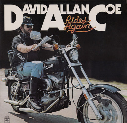 David Allan Coe : Rides Again (LP,Album,Stereo)
