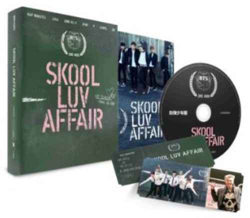 BTS - Skool Luv Affair (CD, Incl. 115-page photobook and one random photocard) UPC: 8804775053795