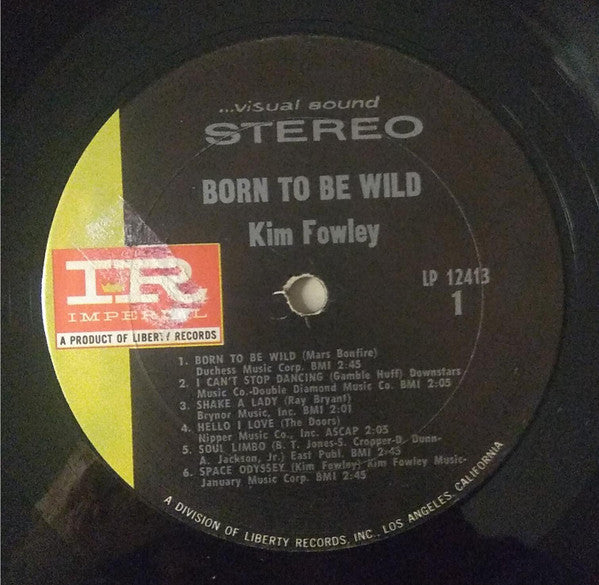Kim Fowley : Born To Be Wild (LP,Album,Stereo)
