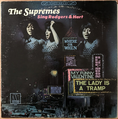 Supremes, The : The Supremes Sing Rodgers & Hart (LP,Album,Stereo)