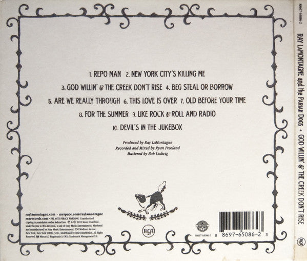 Ray LaMontagne And The Pariah Dogs : God Willin' & The Creek Don't Rise (Album)