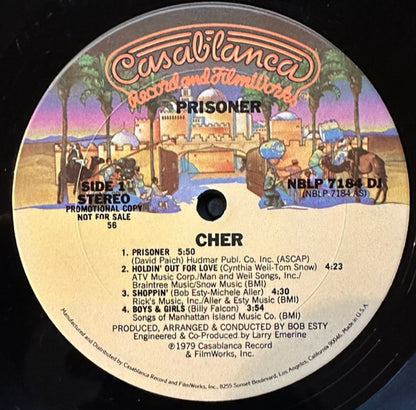 Cher : Prisoner (LP,Album,Promo,Stereo)