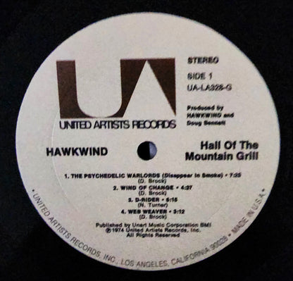 Hawkwind : Hall Of The Mountain Grill (LP,Album)
