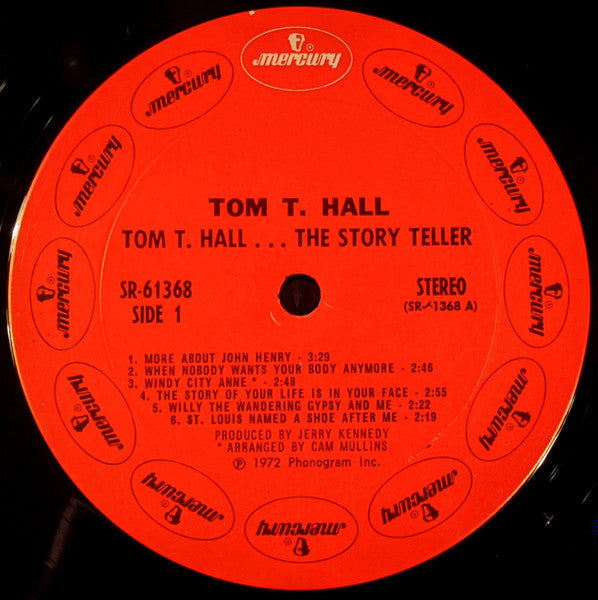 Tom T. Hall : The Storyteller (LP,Album)
