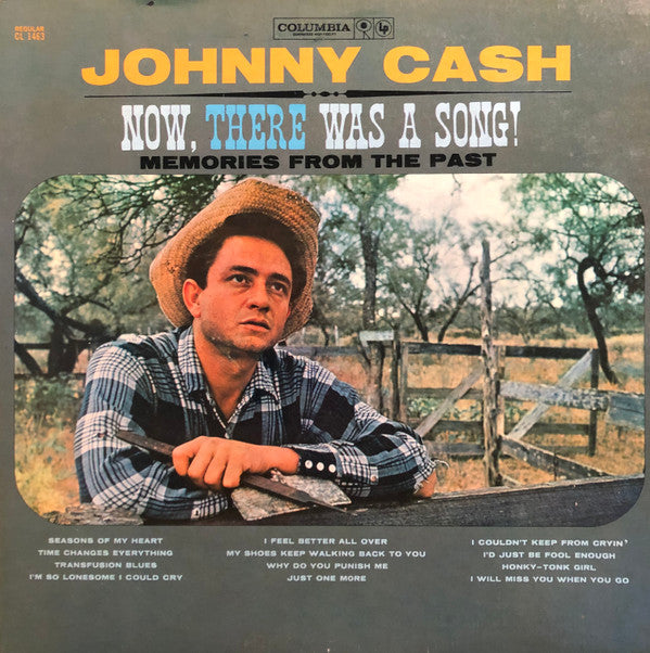 Johnny Cash : Now, There Was A Song! (LP,Album,Mono)