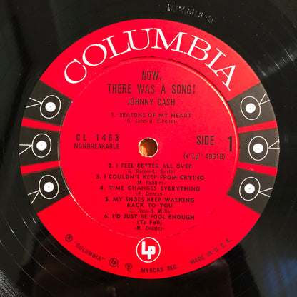 Johnny Cash : Now, There Was A Song! (LP,Album,Mono)