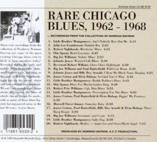 Various : Rare Chicago Blues, 1962 - 1968 (Compilation)