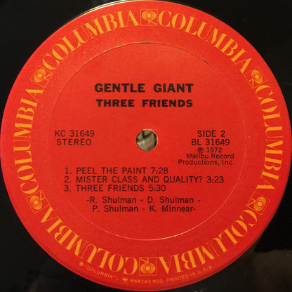 Gentle Giant : Three Friends (LP,Album)