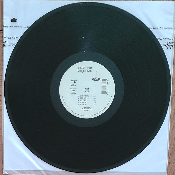 Melanie Bender : You Just Want Sex (12",33 ⅓ RPM)