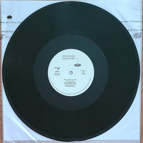 Melanie Bender : You Just Want Sex (12",33 ⅓ RPM)