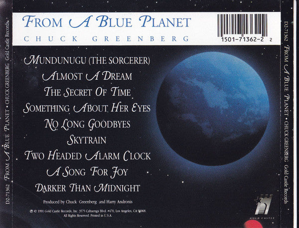 Chuck Greenberg : From A Blue Planet (Album,Stereo)