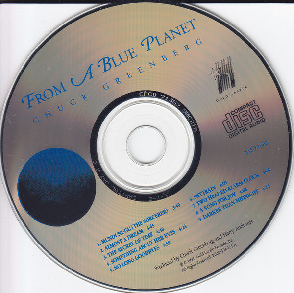 Chuck Greenberg : From A Blue Planet (Album,Stereo)