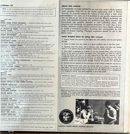 Jac Holzman : Authentic Sound Effects Volume 12 - Rome / Madrid (LP,Album,Reissue,Stereo)