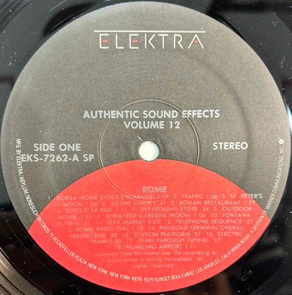 Jac Holzman : Authentic Sound Effects Volume 12 - Rome / Madrid (LP,Album,Reissue,Stereo)