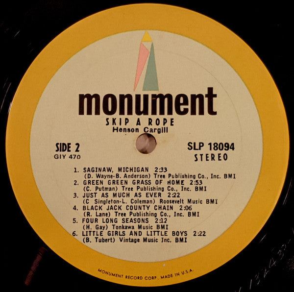 Henson Cargill : Skip A Rope (LP,Album,Stereo)