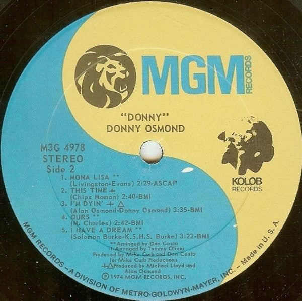 Donny Osmond : Donny (LP)