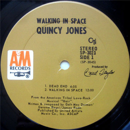 Quincy Jones : Walking In Space (LP,Album,Stereo)