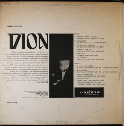 Dion (3) : Dion (LP,Album)