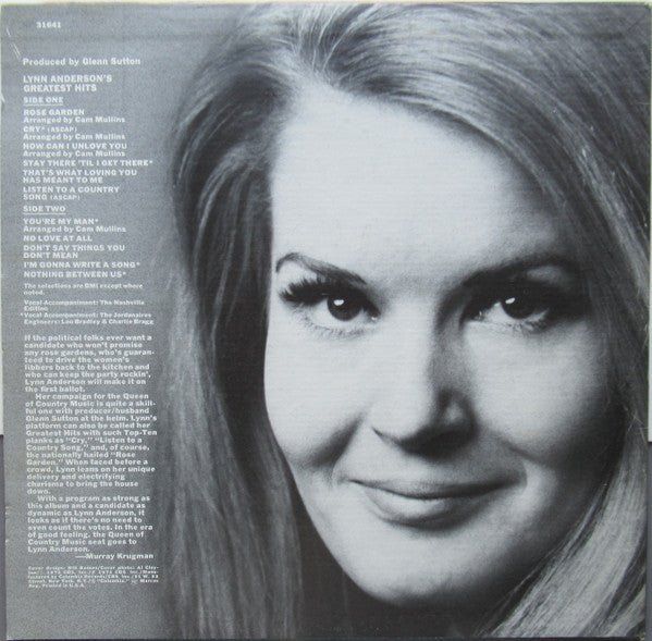 Lynn Anderson : Lynn Anderson's Greatest Hits (LP,Compilation)