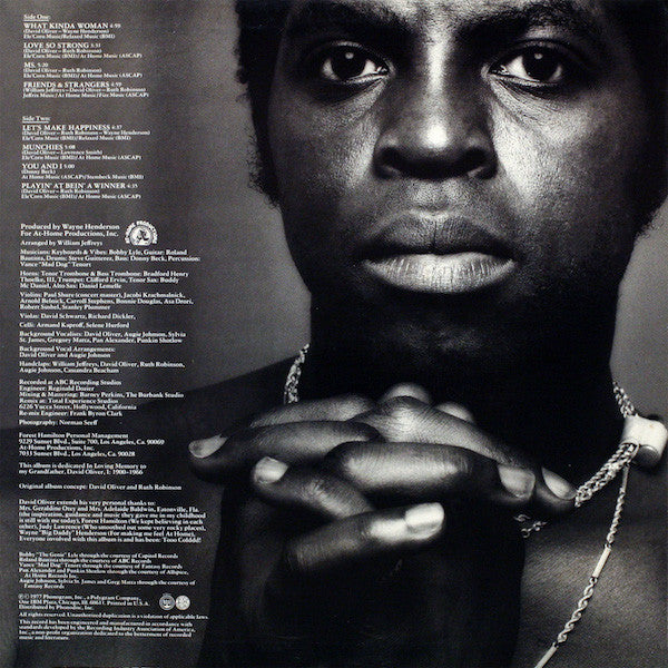 David Oliver (3) : Jamerican Man (LP,Album)