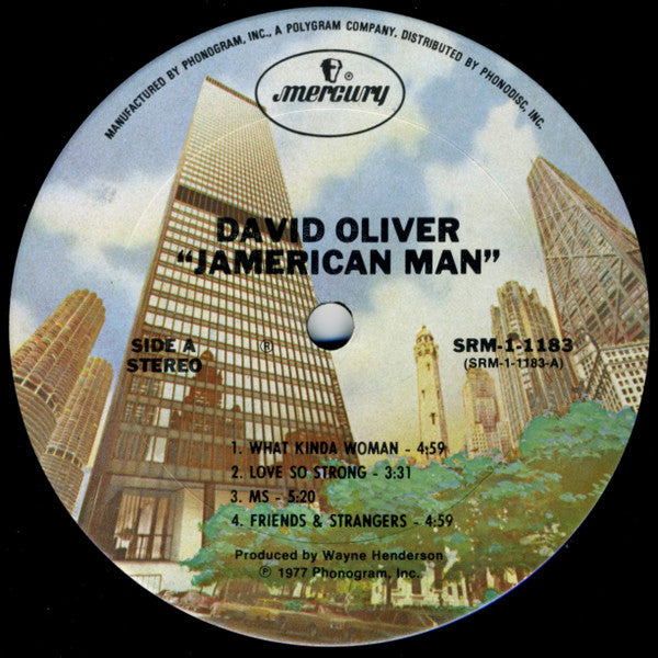 David Oliver (3) : Jamerican Man (LP,Album)