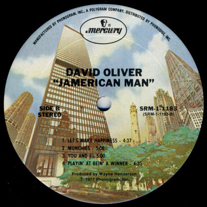 David Oliver (3) : Jamerican Man (LP,Album)