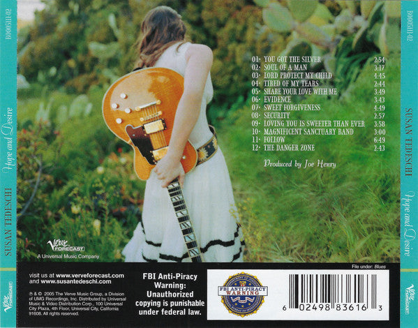 Susan Tedeschi : Hope And Desire (Album,Repress)