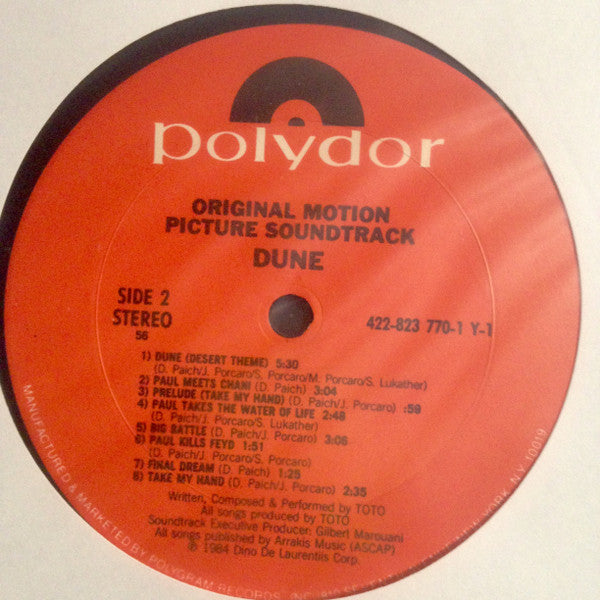 Various : Dune (Original Soundtrack Recording) (LP,Album)