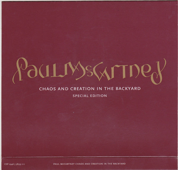Paul McCartney : Chaos And Creation In The Backyard (Special Edition) (Album)