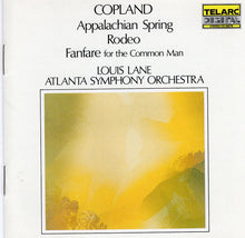 Aaron Copland - Louis Lane, Atlanta Symphony Orchestra : Appalachian Spring • Rodeo • Fanfare For The Common Man (Album)