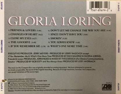 Gloria Loring : Gloria Loring (Album)