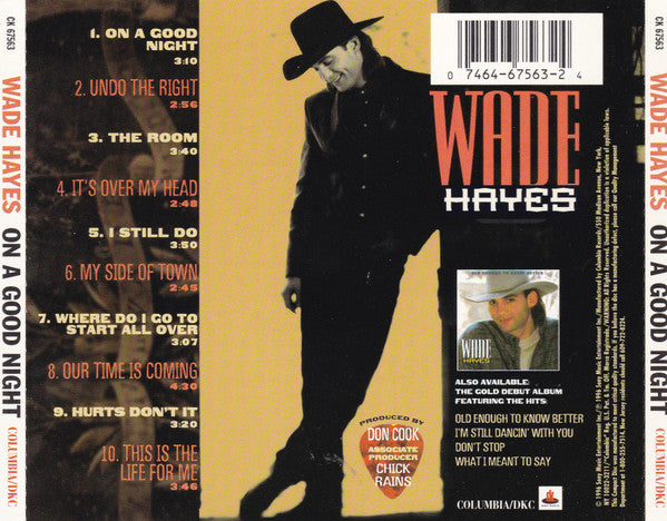 Wade Hayes : On A Good Night (Album)