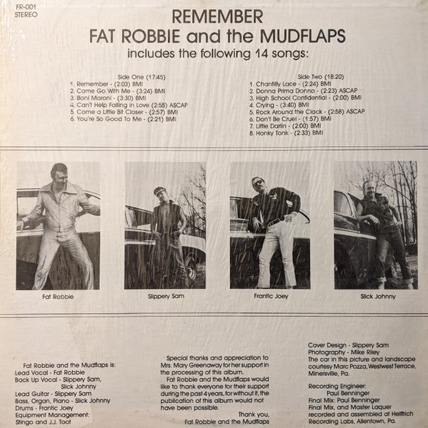 Fat Robbie (3) And Mudflaps, The : Remember! (LP,Album)