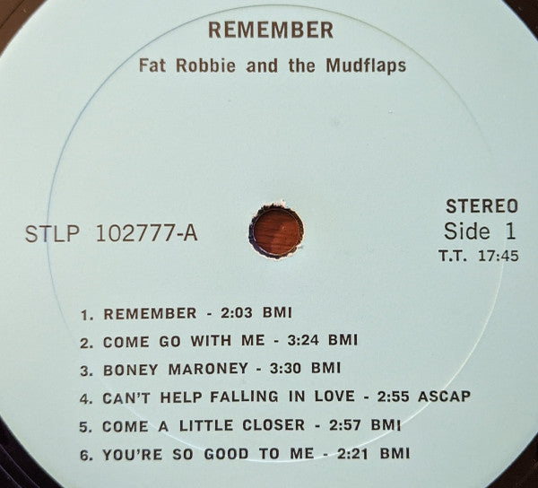 Fat Robbie (3) And Mudflaps, The : Remember! (LP,Album)