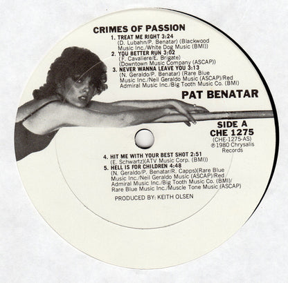 Pat Benatar : Crimes Of Passion (LP,Album)