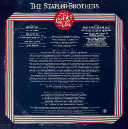 Statler Brothers, The : The Country America Loves (LP,Album,Stereo)