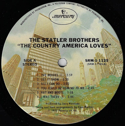 Statler Brothers, The : The Country America Loves (LP,Album,Stereo)