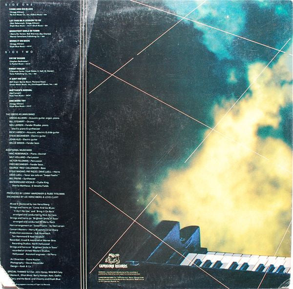 Gregg Allman Band, The : Playin' Up A Storm (LP,Album)