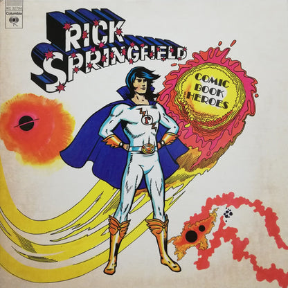 Rick Springfield : Comic Book Heroes (LP,Album,Stereo)