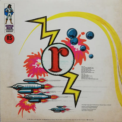 Rick Springfield : Comic Book Heroes (LP,Album,Stereo)