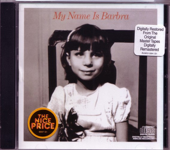 Barbra Streisand : My Name Is Barbra (Album,Remastered)
