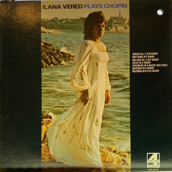 Frédéric Chopin, Ilana Vered : Ilana Vered Plays Chopin (LP,Album)